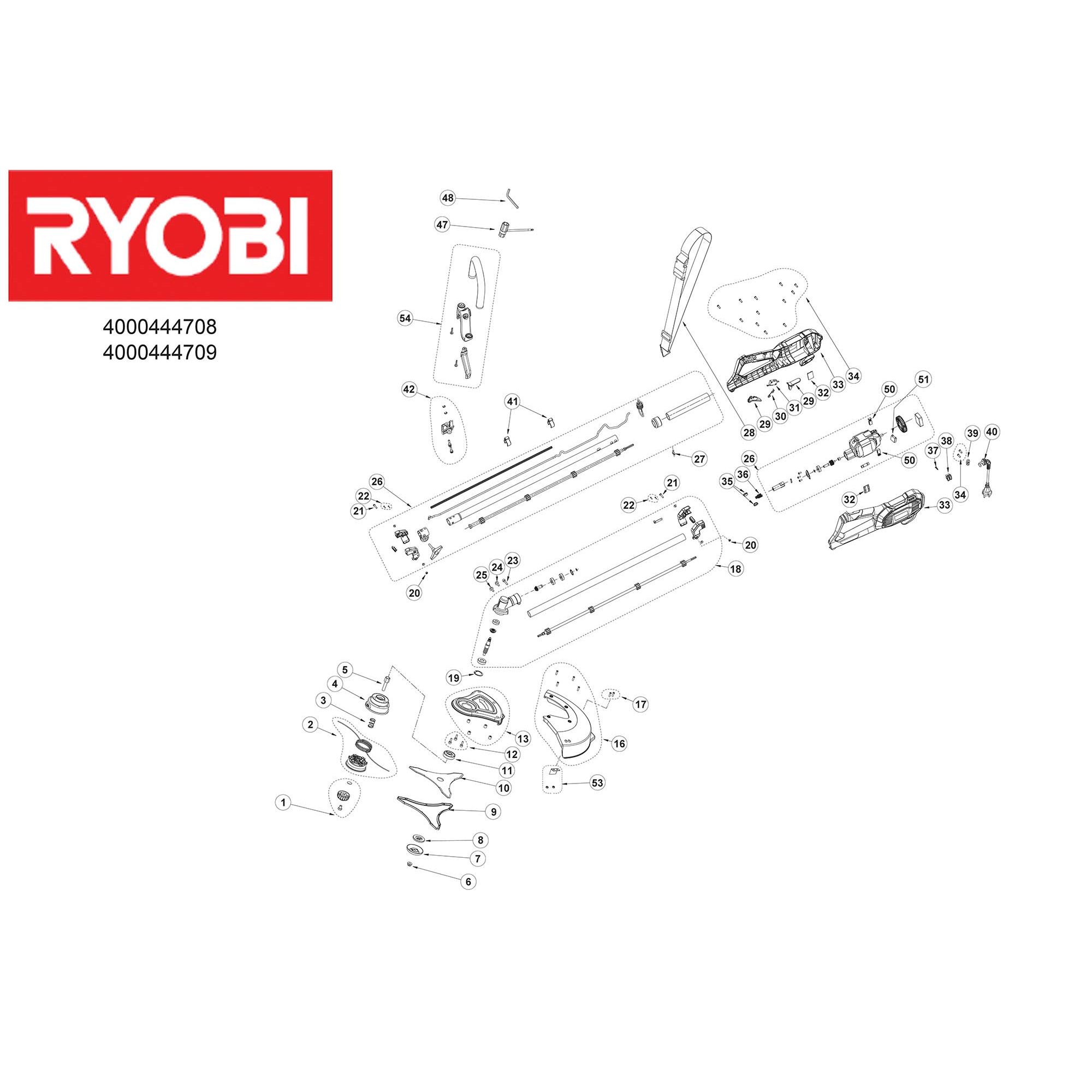 Buy A Ryobi Rbc1226i Nut 5131037326 Spare Part Type 513300507