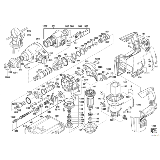 Milwaukee V18H WASHER 4931365112 Spare Part