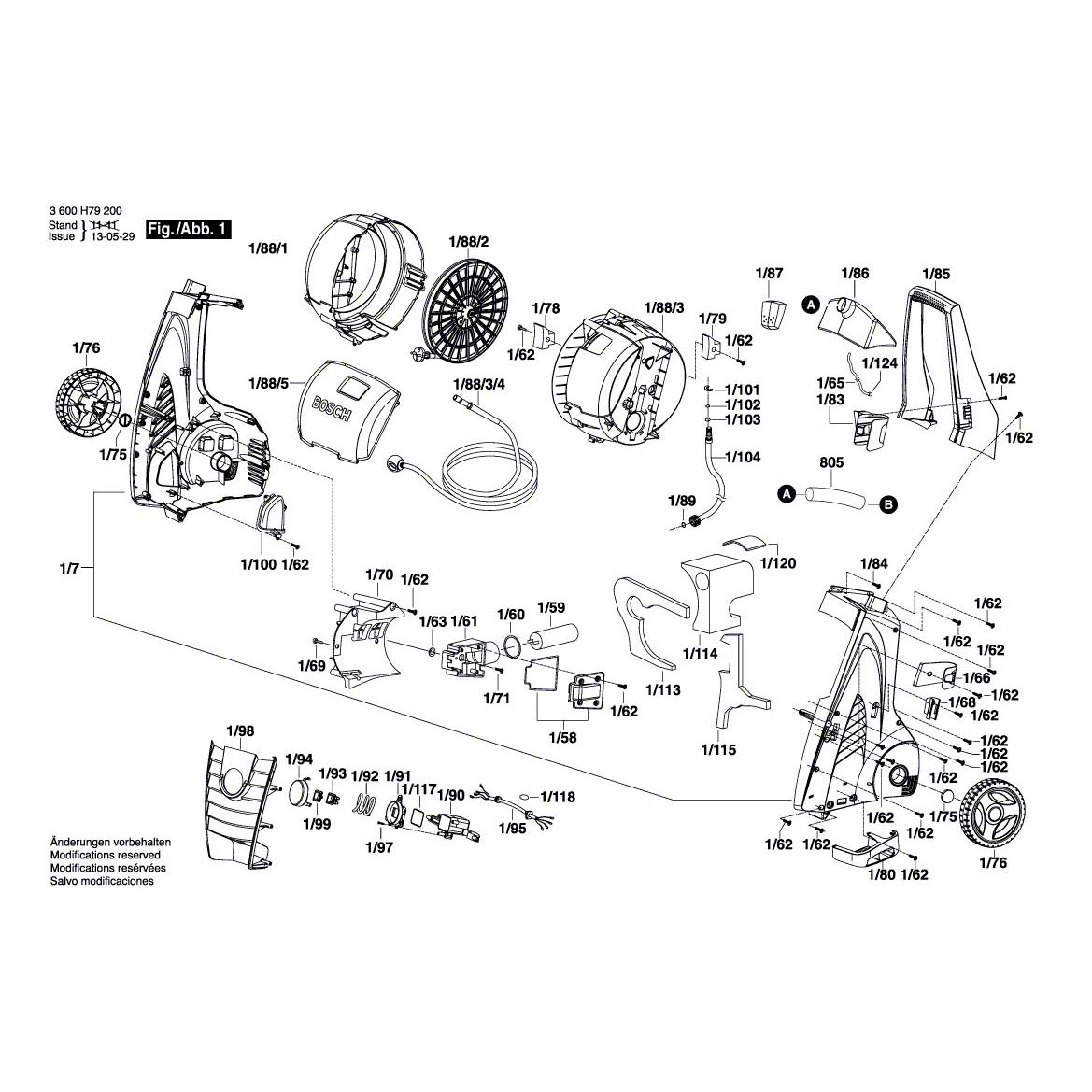 Bosch Parts 1619P05873 Overload Switch 008426000