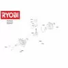 Ryobi RBC254SESO Spare Parts List Type: 513300536
