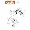 Homelite HLT6038 Spare Parts List Type: 5134000002