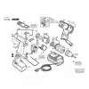 Bosch ABS 96 M-2 SLIDE-IN ACCU PACKAGE 9.6V.1.4Ah.NiCd 2607335142 Spare Part Type: 601936671