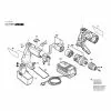 Bosch 3655 HOUSING SECTION 2605104628 Spare Part Type: 601946460
