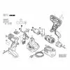 Bosch GSB 12-2 Type: 3601JA7500 Spare Parts List