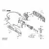 Bosch PMF 180 E MANUFACTURER'S NAMEPLATE 2609000224 Type: 3603A00000 Spare Part
