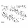Bosch AKE 30 S Torx Oval-Head Screw 4x12 2603490021 Spare Part Type: 3 600 H34 400