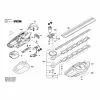 Bosch AHS 48 LI Torx SH cap screw M3x5-8.8-Z 2603414048 Spare Part Type: 3 600 H49 002