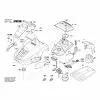 Bosch Indego 800 Chassis F016L68576 Spare Part Type: 3 600 HA2 103