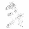 Makita 4033D 'FRONT COVER COMP 4013/33/93D 150624-3 Spare Part