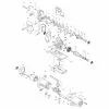 Makita 4305 GEAR HOUSING COMPLETE 159715-7 Spare Part