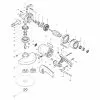 Makita 9029S MOTOR HOUSING ASS'Y 125029-6 Spare Part