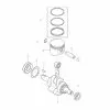 Makita BHX2500 SCREW ASS'Y M5X12 0043605120 Spare Part