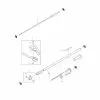 Makita PTR2500 HANDLE ASSEMBLY 125567-8 Spare Part