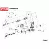 Ryobi RPW150HS Type 1 STOPPER Item discontinued Spare Part