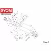 Ryobi RBC30SBSA Type No: 5133000031 NUT 678027001 Spare Part