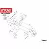 Ryobi RBC30SBSA Type No: 5133001639 COVER 518134001 Spare Part