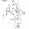 Hitachi PF-4210(FORUSA) STARTER HANDLE 6693232 Spare Part
