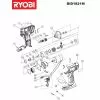 Ryobi BID1821M MOTOR ASSY 18V-DC BID1821M 230081003 - 5131006687 Spare Part