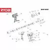 Ryobi BIW180M-5133001032 Spare Parts List