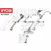 Ryobi ELT1040 Type: 1 SWITCH LEVER RET AK1000 ELT738/1040 93097034 Spare Part