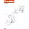 Homelite I25MHV Spare Parts List Type: 1000014444
