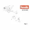 Homelite HLT26CDSY Spare Parts List Type: 5134000027