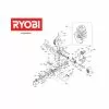 Ryobi RBC47SEO COVER 5131036830 Spare Part Serial No: 4000444692