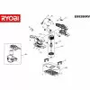 Ryobi ESS280RV Spare Parts List Serial No: 4000444128