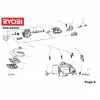 Ryobi RCS4046C Spare Parts List