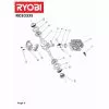 Ryobi RCS3335C Spare Parts List