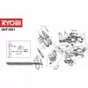 Ryobi OHT1851 Spare Parts List Type: 5133000729