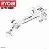 Ryobi RLT1830H13 Spare Parts List Type: 5133002103