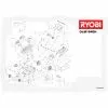 Ryobi OLM1840H Spare Parts List Type: 5133002160