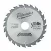 Milwaukee 165mm X 30mm X 24T Circular Saw Wood Blade 4932399909