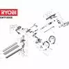 Ryobi OHT1850X GEAR BOX COVER 5131028917 Spare Part Type: 5133001249