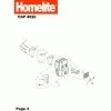 Homelite CSP4520 Spare Parts List Type: 1000014870