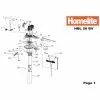 Homelite HBL26BV Exploded Parts Diagram