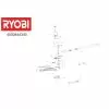 Ryobi APR04PRUNERATTACHMENT Spare Parts List Serial No: 4000444340
