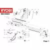 Ryobi RBC30SBT KNIFE 5131001816 Spare Part Type: 5133000428
