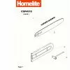 Homelite csp4518 Spare Parts List Type: 1000083911