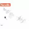 Homelite F3055 Spare Parts List Type: 1000083912 