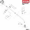 Ryobi RLT430CESB HOUSING 5131015983 Spare Part Type: 5133001118