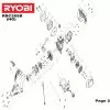 Ryobi RBC26SB Spare Parts List Type: 5133001682