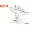 Homelite HBL26YB Spare Parts List Type: 5134000032