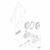 Buy A Makita DFJ201 FAN BRACKET HOOD ASSEMBLY A DFJ201 M00001403 Spare Part and Fix Your Heated Jacket Today