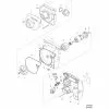 Buy A Makita DVC350 MOTOR HOUSING SET BCV350 187008-2 Spare Part and Fix Your Dust Extraction Today