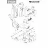 Ryobi PBC3243M Spare Parts List 