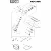 Ryobi PBC4243M Spare Parts List 