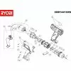 Ryobi CBD1441CRS Spare Parts List Type: 11000057716