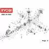 Ryobi RBC30SES Type No: 5133000033 Spare Part List 